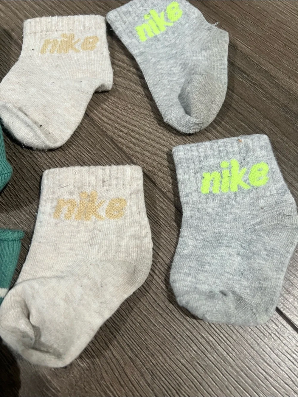 Nike and Hanna Andersson Baby Socks